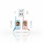 Kids Walkie Talkie with Video Camera | 2-Way Video Call Intercom Set | Blue & Pink - Elneor Decor