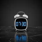 LED Clock Overhead View