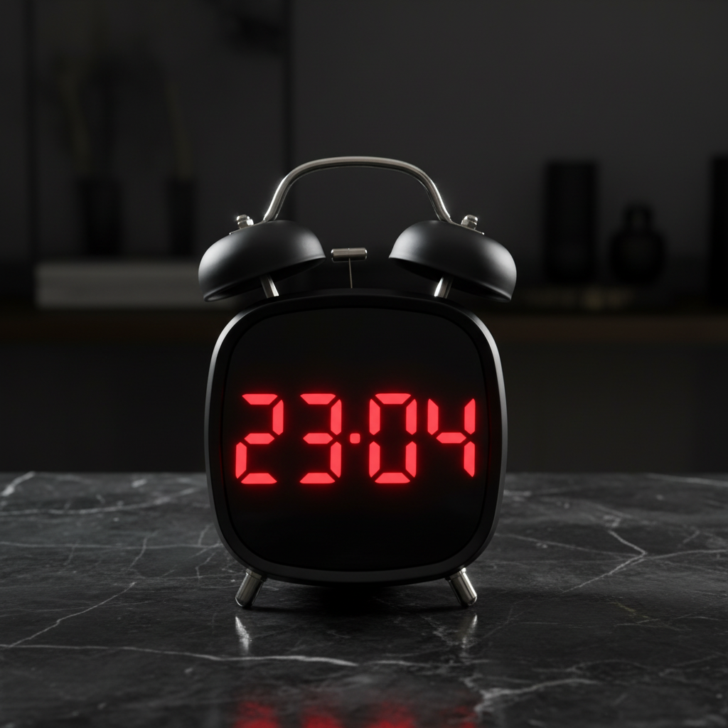 LED Clock Overhead View