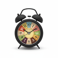 Matte Black Clock — Hero White Background