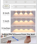 Motion Sensor Cabinet Light - USB Rechargeable LED Under Cabinet Lighting - ELNEOR