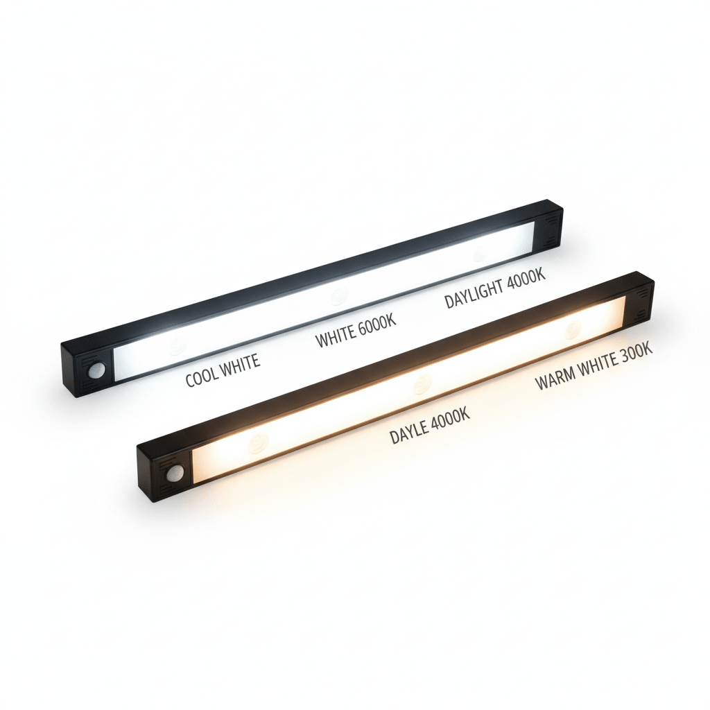 Motion Sensor Cabinet Light - USB Rechargeable LED Under Cabinet Lighting - ELNEOR