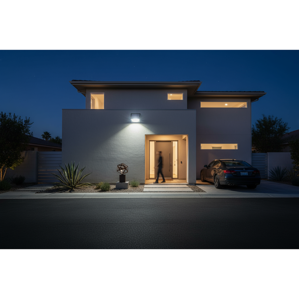 Motion Sensor Light at Night