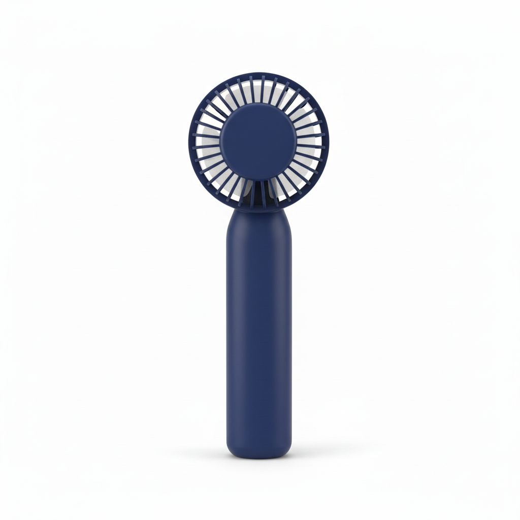 Navy Blue Fan - Back View