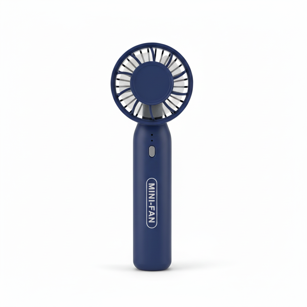 Navy Blue Fan - Front View