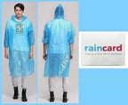 Pocket-Size Waterproof Rain Card Poncho (Unisex) - Elneor Ambient Lighting