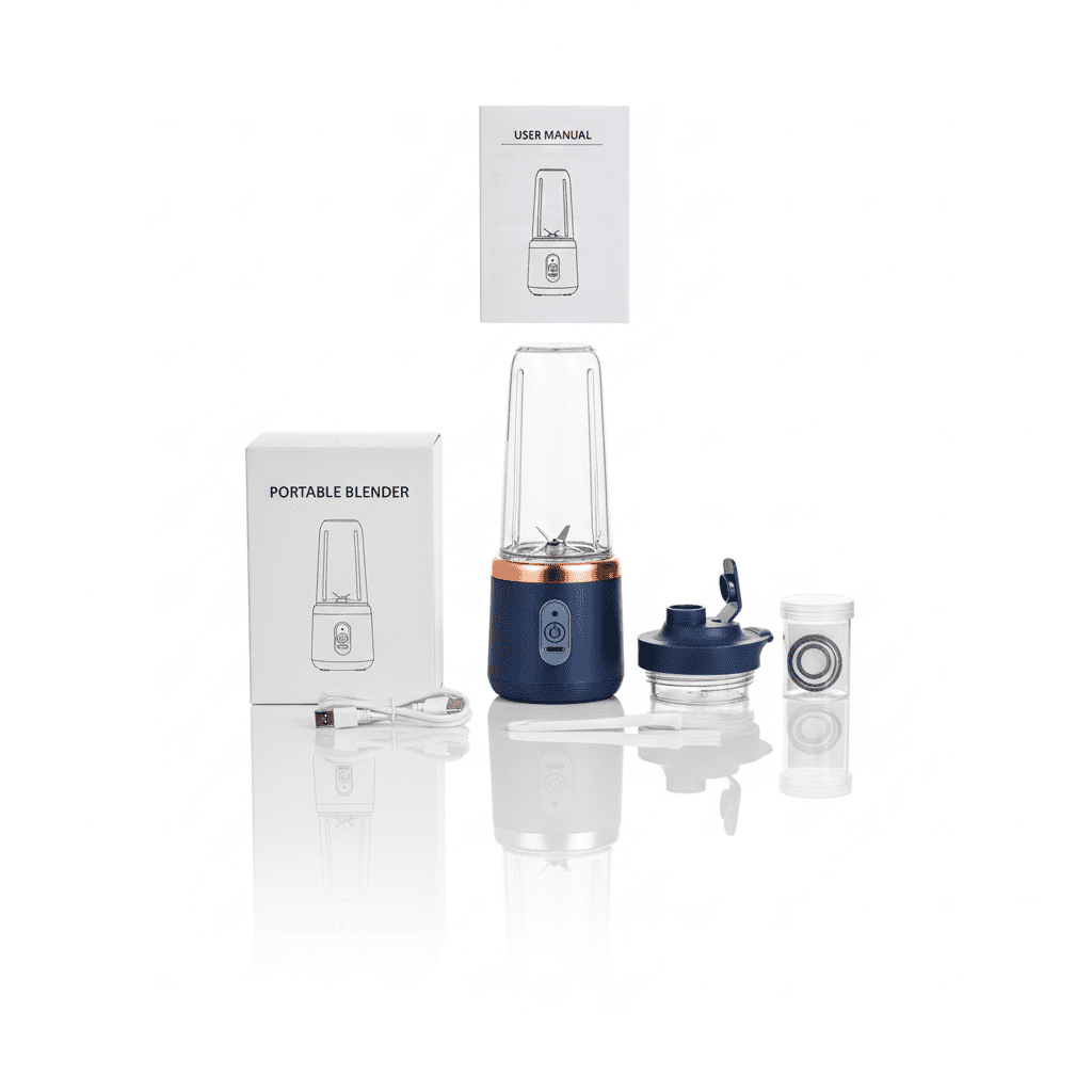 Portable Rechargeable Blender | USB Juicer Cup | 380ml Smoothie Maker - Elneor Kitchen