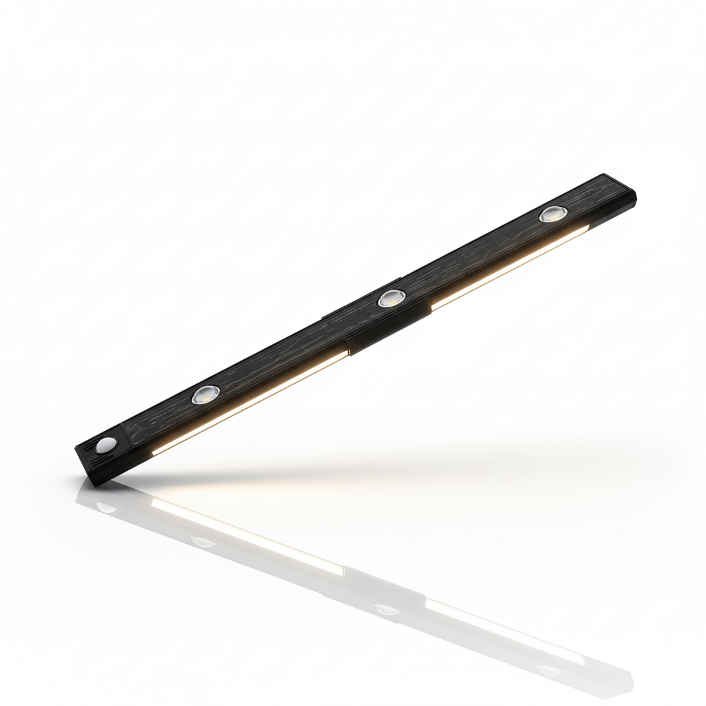 Premium Black Motion Sensor Light - Hero Shot