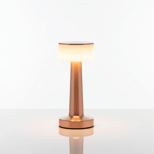 Premium Touch Dimmable Desk Lamp - Rose Gold - ELNEOR