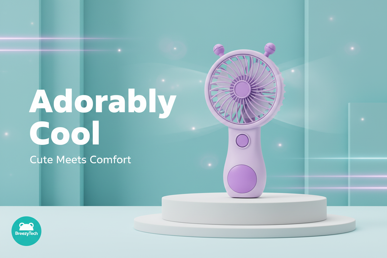 Purple Bear Ears Fan Banner