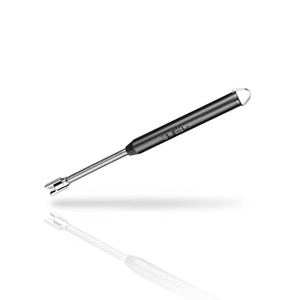 Rechargeable USB Lighter - Flameless Windproof Electric Arc Lighter with 360° Flexible Neck - ELNEOR