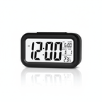 Smart Digital Alarm Clock - Large LCD Display with Temperature & Date - ELNEOR