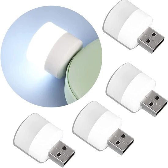 USB Plug-in LED Mini Night Light | Portable Soft Glow Lamp (Pack of 12) - Elneor Ambient Lighting