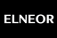 White ELNEOR Logo - Exact Style Match